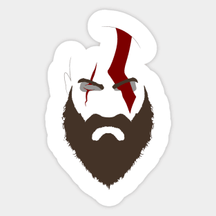 God of War Outlined Sticker